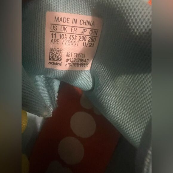 Adidas HARDEN Vol. 6 Pulse Aqua Solar Orange | Size 11 | GV8703 Basketball - Picture 5 of 14